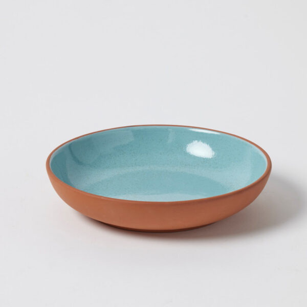 Casa Sol Medium Shallow Bowl - Blue