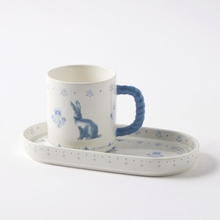 Maison Bleue Mug & Plate Set - Rabbit