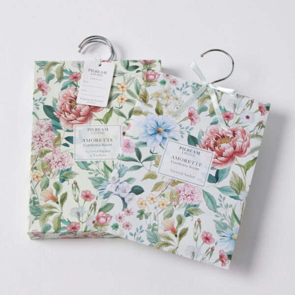 Amorette Scented Hanging Sachets Set of 4 - Gardenia