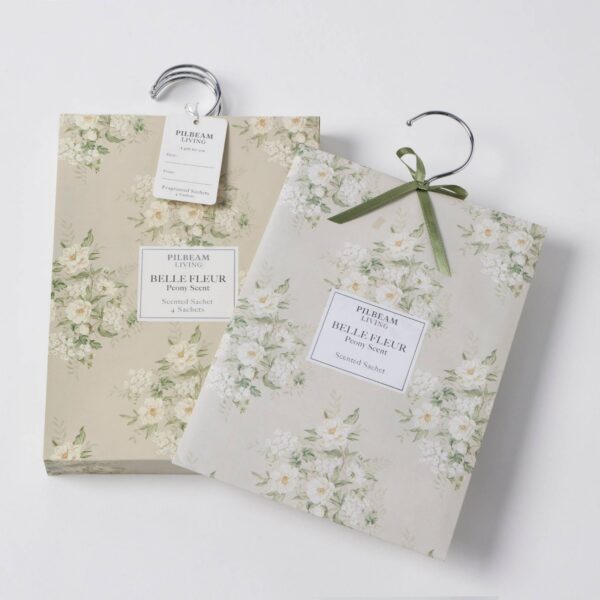Belle Fleur Scented Hanging Sachets Set of 4 - Peony