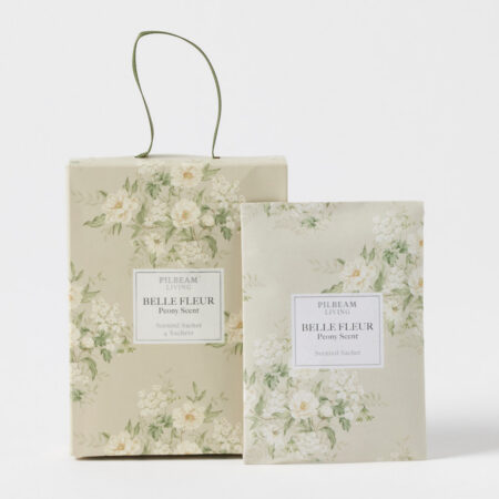 Belle Fleur Scented Mini Sachets Set of 4 - Peony