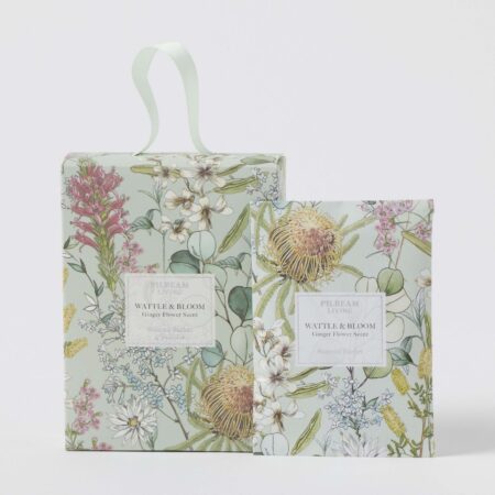 Wattle & Bloom Scented Mini Sachets Set of 4 - Ginger Flower