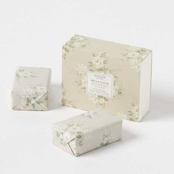 Belle Fleur Scented Soap Gift Set of 2 - French Pear & Vanilla