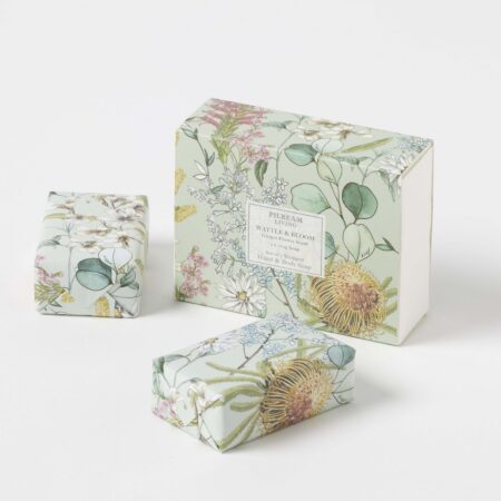 Wattle & Bloom Scented Soap Gift Set of 2 - Ginger Flower