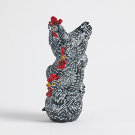 Countless Chickens Sculpture
