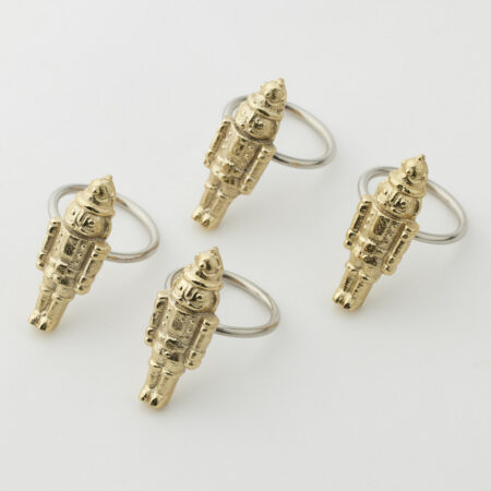 Nutcracker Napkin Rings Set of 4