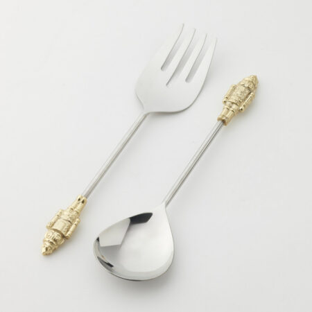 Nutcracker Salad Server Set of 2
