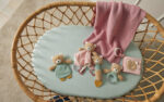Jiggle & Giggle Hugglies Teddy Bear Rattle - Blue