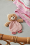 Jiggle & Giggle Hugglies Teddy Bear Crinkle Toy - Pink