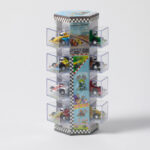Jiggle & Giggle Veloce Vehicles Pullback Toy Race Cars Tower CDU 12pcs