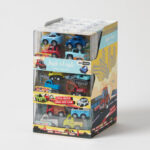 Jiggle & Giggle Veloce Vehicles Pullback Toy Cars CDU 12pcs Set of 4
