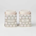 Maison Coffee & Tea Canister 2 Asst