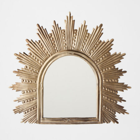 Flaming Mirrored Hanging Ornament