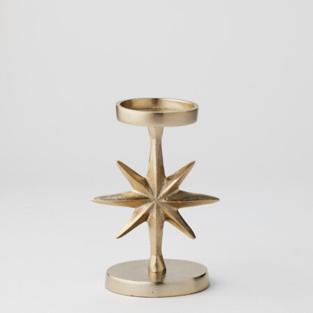 Starlight Pillar Candle Holder Small