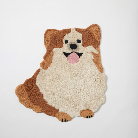 Jiggle & Giggle Corgi Friend Kids Rug