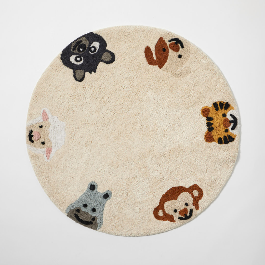Jiggle & Giggle Animal Friends Kids Rug