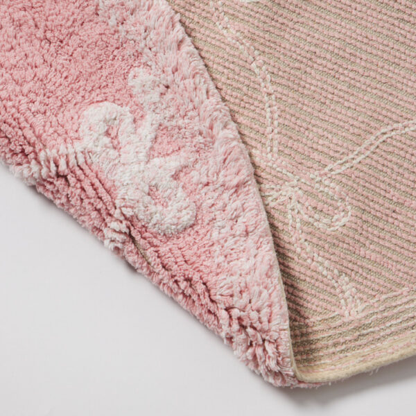 Jiggle & Giggle Pink Bow Kids Rug