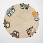Jiggle & Giggle Busy Cars Kids Rug