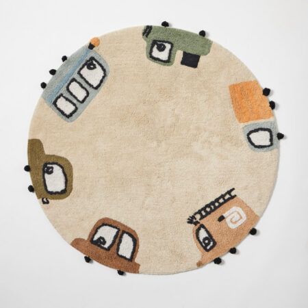 Jiggle & Giggle Busy Cars Kids Rug