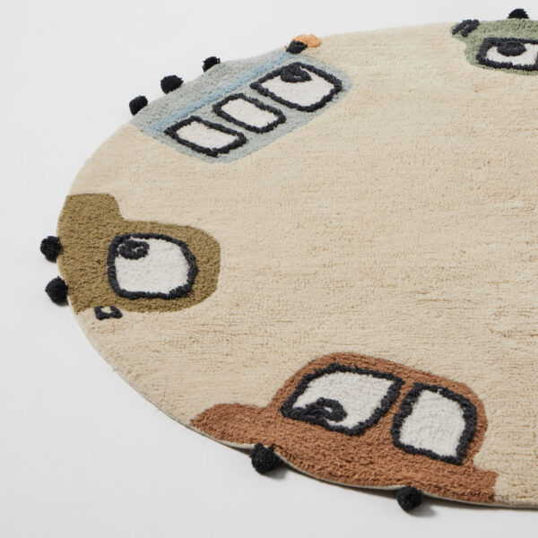 Jiggle & Giggle Busy Cars Kids Rug