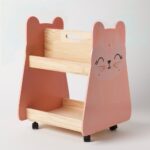 Jiggle & Giggle Kitty Wooden Storage Trolley