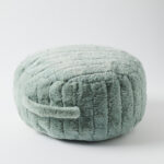 Jiggle & Giggle Plush Kids Pouf - Aqua