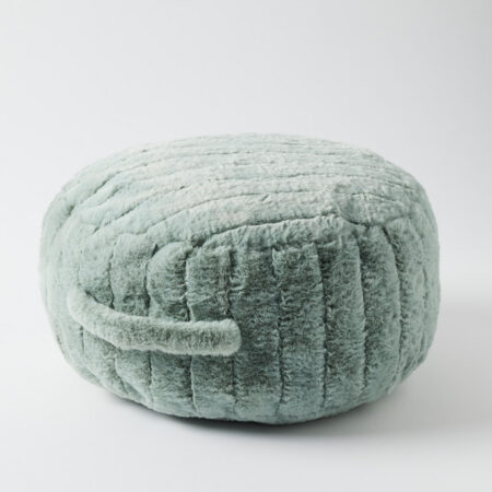 Jiggle & Giggle Plush Kids Pouf - Aqua