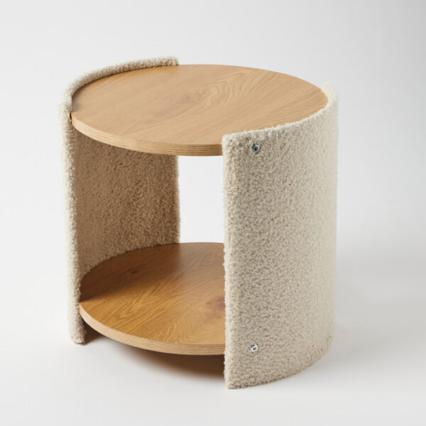 Jiggle & Giggle Bouclé Kids Side Table