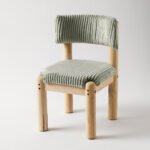 Jiggle & Giggle Corduroy Kids Chair - Aqua