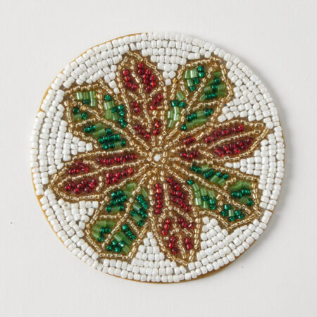 Poinsietta Coasters Set of 4