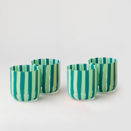 Capri Set of 4 Tumblers 350mL - Green