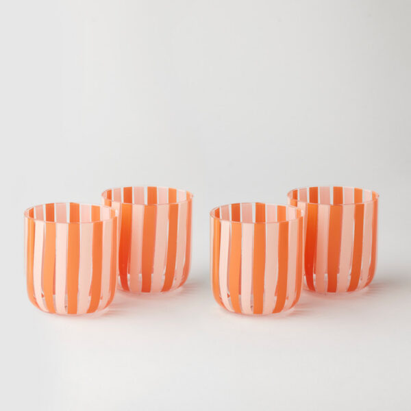 Capri Set of 4 Tumblers 350mL - Tangerine