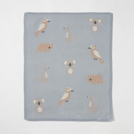 Jiggle & Giggle Australiana Knitted Baby Blanket