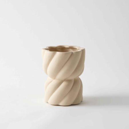 Arco Planter Pot Small - Beige