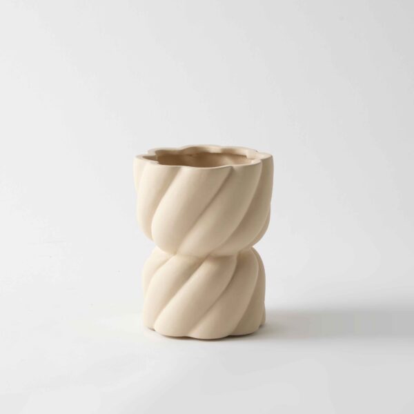 Arco Planter Pot Small - Beige