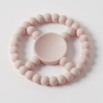 Jiggle & Giggle Beaded Silicone Teether - Pink