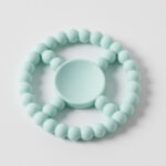 Jiggle & Giggle Beaded Silicone Teether - Mint
