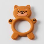Jiggle & Giggle Bear Ring Silicone Teether