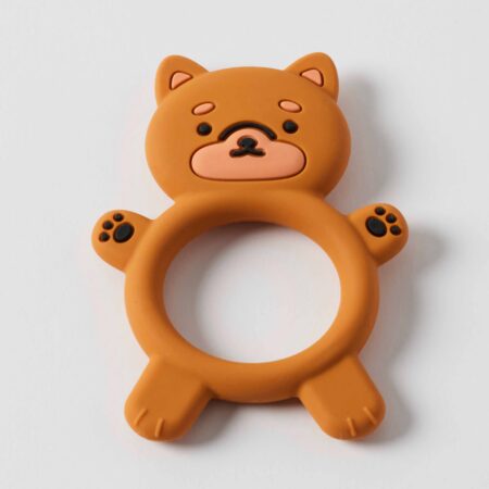 Jiggle & Giggle Bear Ring Silicone Teether