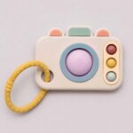 Jiggle & Giggle Camera Silicone Pop Teether