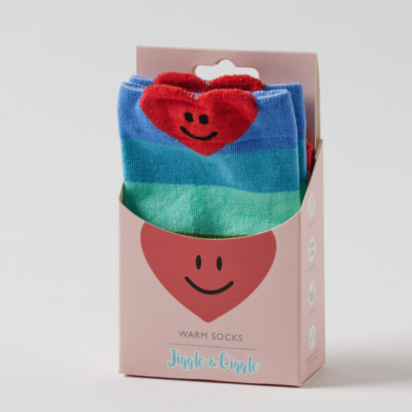 Jiggle & Giggle Grippy Fun Socks CDU 12pcs/3 Asst