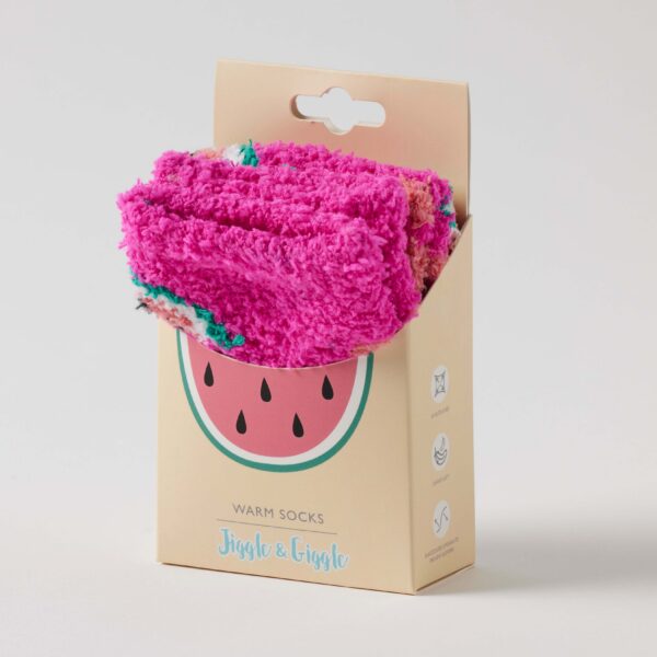 Jiggle & Giggle Fruit Socks CDU 12pcs/3 Asst