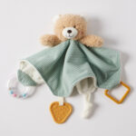 Jiggle & Giggle Hugglies Teddy Bear Comforter - Blue