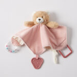 Jiggle & Giggle Hugglies Teddy Bear Comforter - Pink
