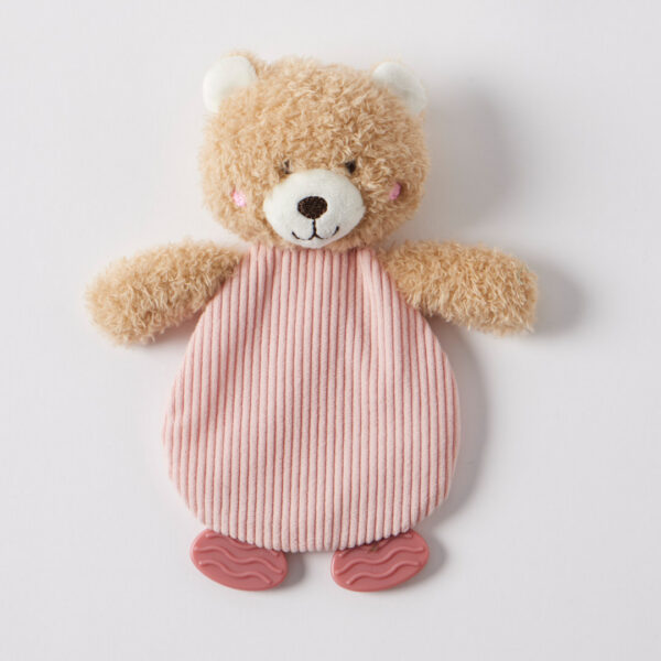 Jiggle & Giggle Hugglies Teddy Bear Crinkle Toy - Pink