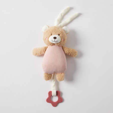 Jiggle & Giggle Hugglies Musical Teddy Bear - Pink
