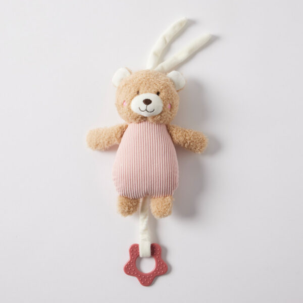 Jiggle & Giggle Hugglies Musical Teddy Bear - Pink