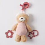 Jiggle & Giggle Hugglies Teddy Bear Clip-On Toy - Pink