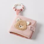 Jiggle & Giggle Hugglies Teddy Bear Activity Fabric Book - Pink