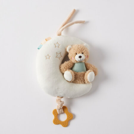 Jiggle & Giggle Hugglies Musical Teddy Bear On Moon - Blue